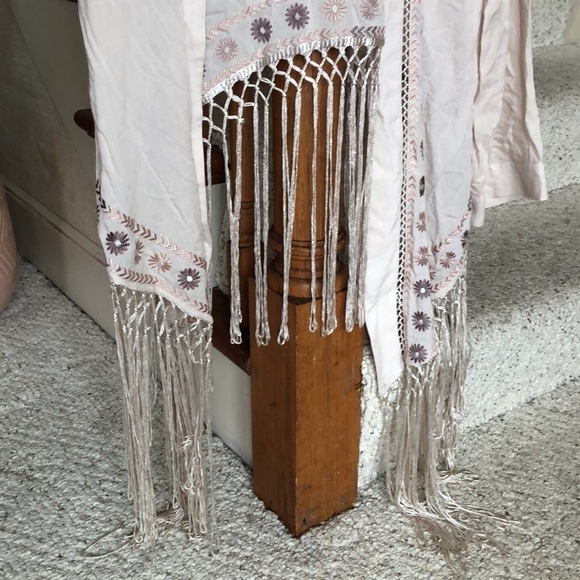 Odd Molly Anthropologie Ticket To Ride Fringe Kimono Duster Jacket - Picture 7 of 13